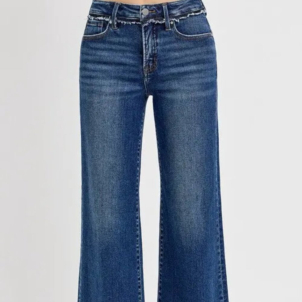 RISEN Full Size Tummy Control Bootcut Jeans Plus Size